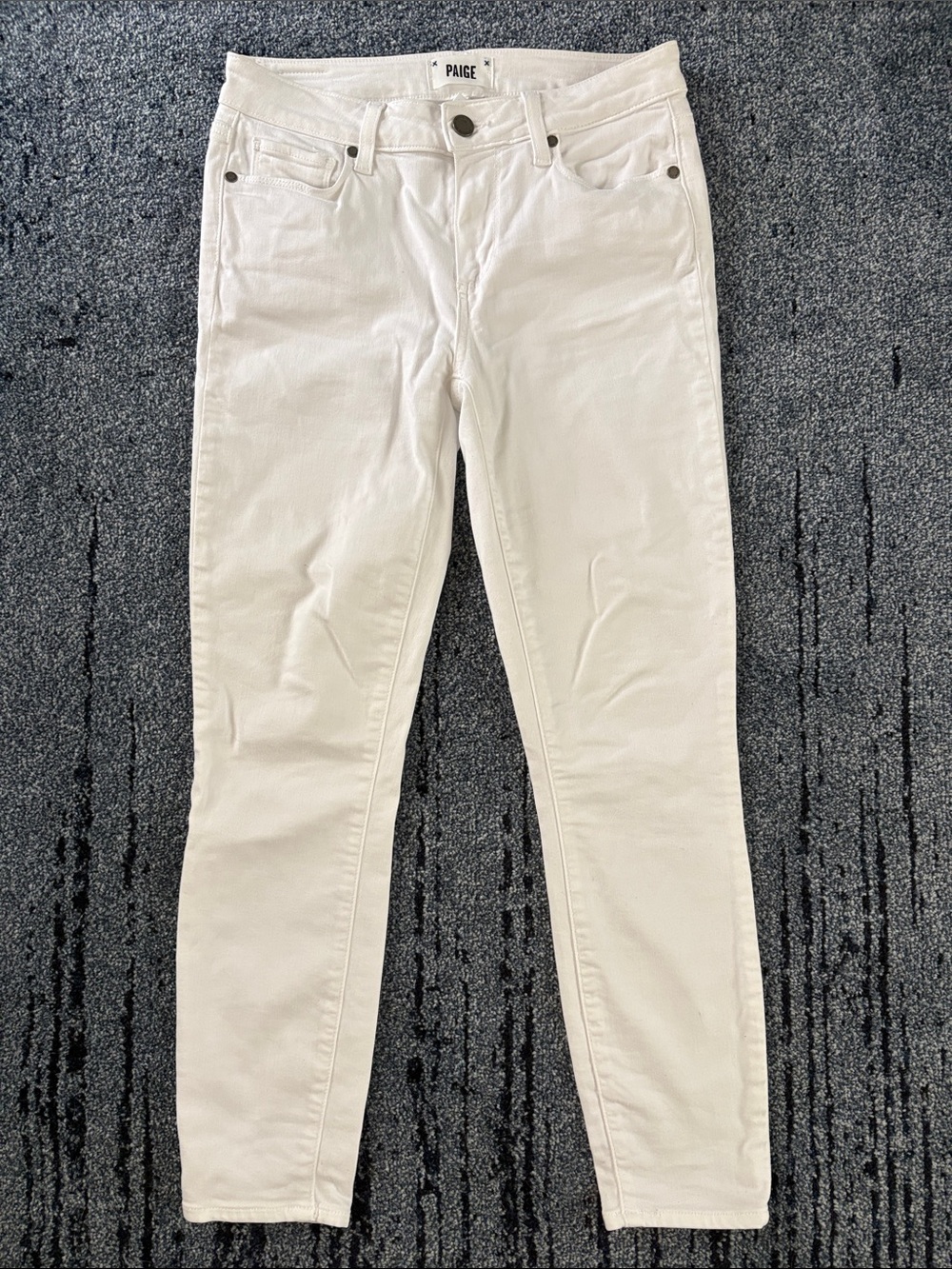 PAIGE Cream Women's Skinny Jeans-Worn Once